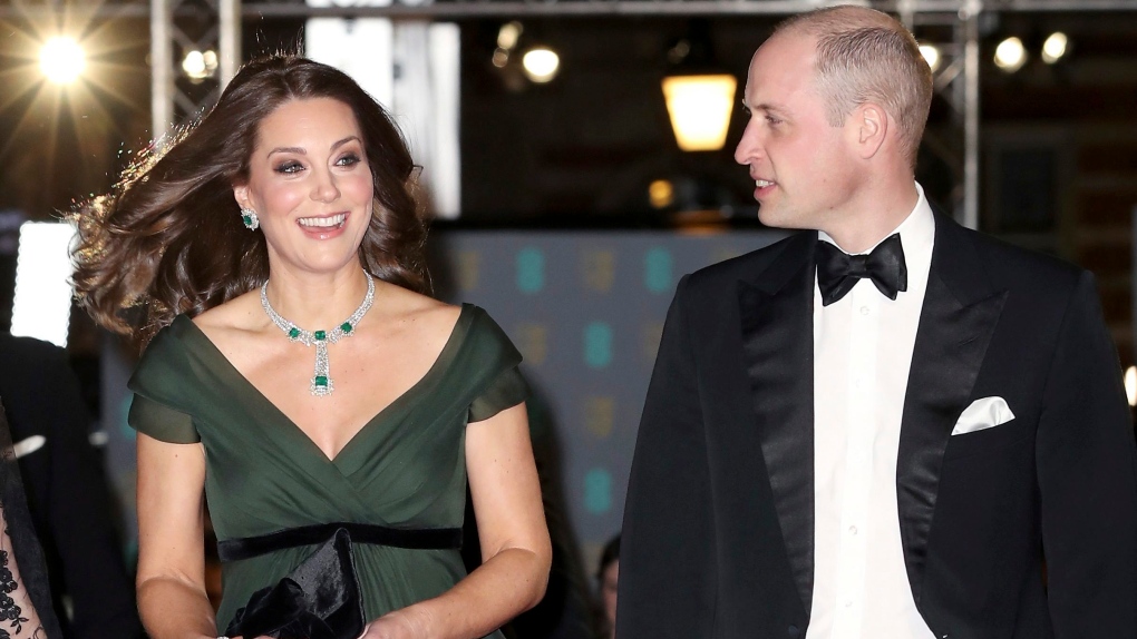 Kate Middleton S Green Dress Breaks Bafta Time S Up Dress Code Ctv News