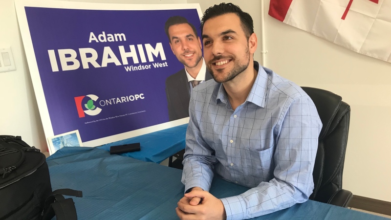 Windsor West Progressive Conservative Candidate Adam Ibrahim. (Rich Garton / CTV Windsor)