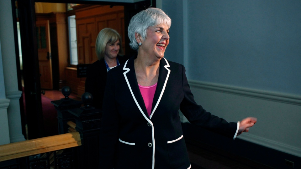 Finance Minister Carole James