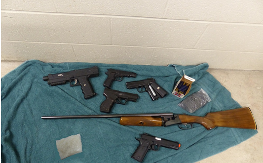 Guns seized by Stratford police 