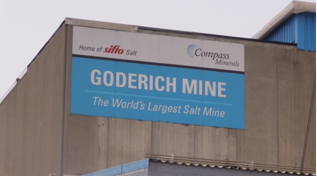 Goderich salt mine 