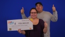 Natasha and Stephen Yerxa won the $250,000 top prize with the new Hit or Miss lottery game. (Courtesy OLG)