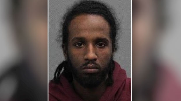 27-year-old Abraham Bihi is wanted in connection with a shooting that happened on Woodroffe Avenue near Navaho Drive in August 2017. They say he is considered armed and dangerous and should not be approached. (Ottawa Police)