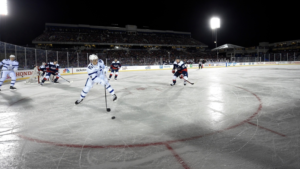 Maple Leafs, Capitals take the ice in Annapolis 