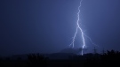 Lightning strikes in this file photo. (Pexels.com)