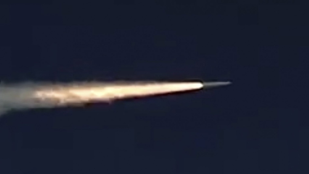 Russia's Kinzhal hypersonic missile test