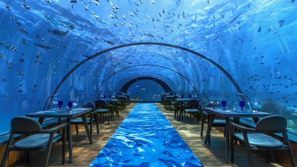 Hurawalhi Maldives' 5.8 undersea restaurant