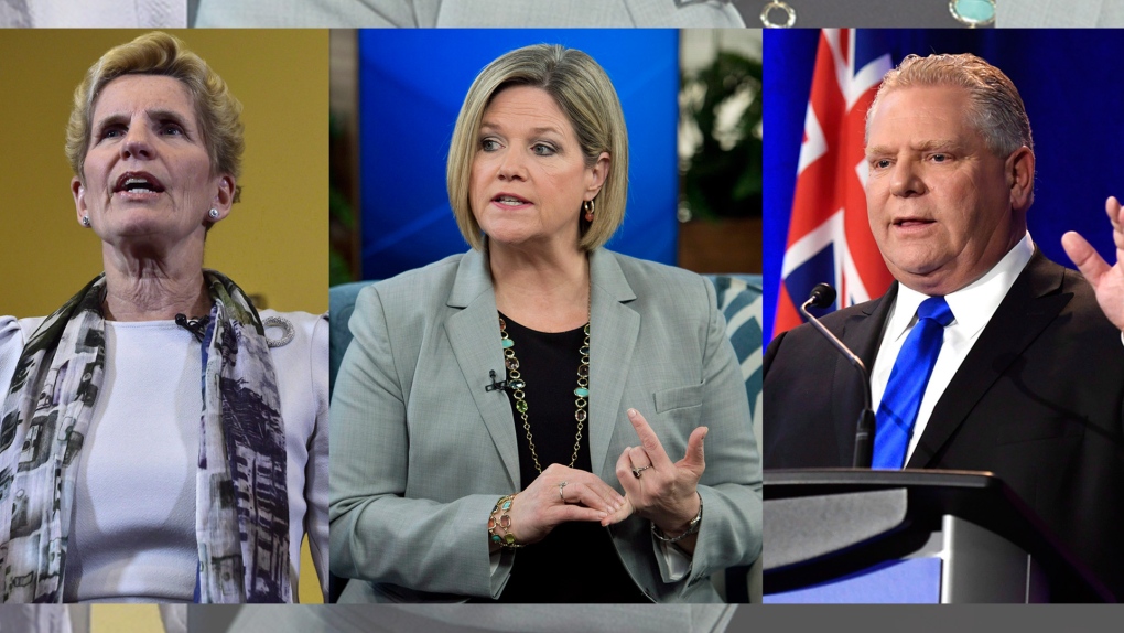 Ontario election: Wynne, Horwath and Ford
