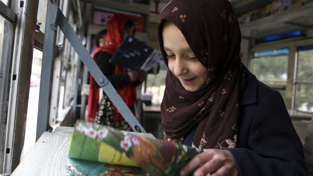 Library on wheels launches in Kabul