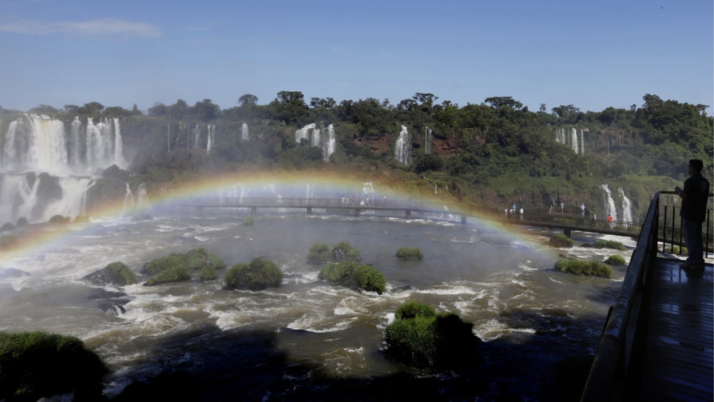 Iguazu Falls in Foz do Iguazu, Brazil