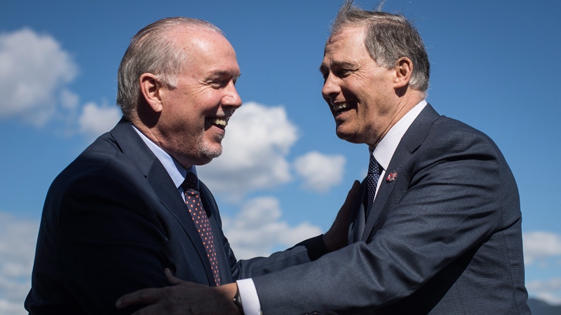 Horgan and Inslee in Vancouver
