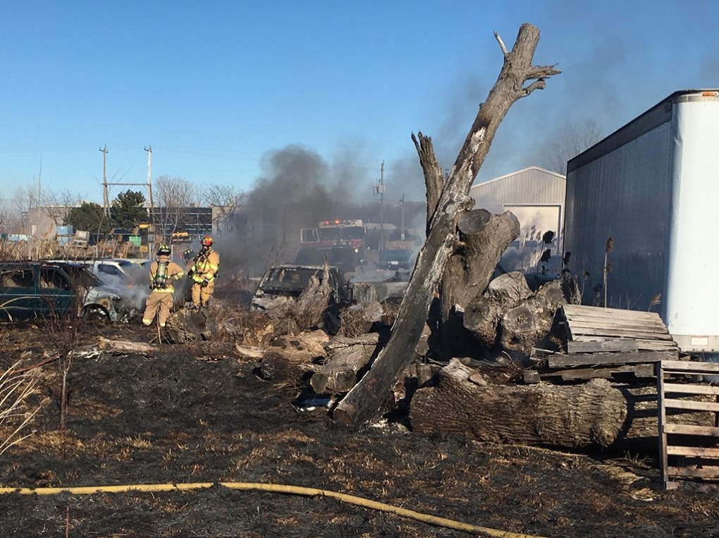 Blaze in the 5100 block of Ure Street in Tecumseh