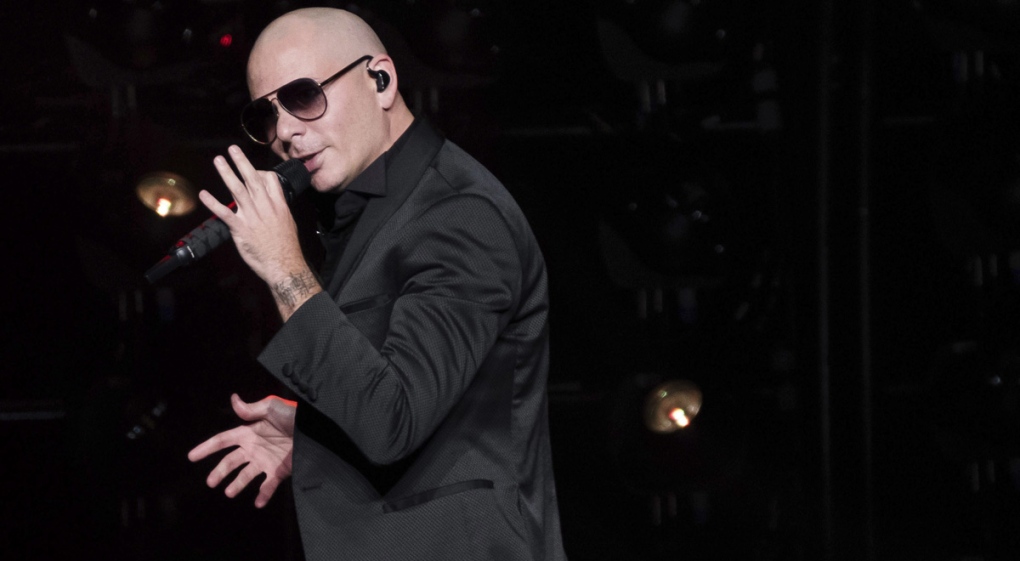 Pitbull performs at Madison Square Garden