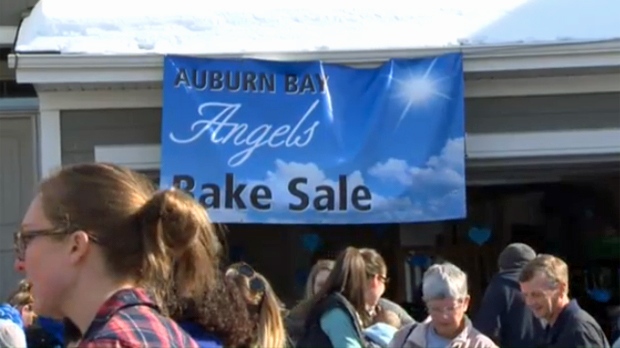 Noah Catto - Bake sale in Auburn Bay