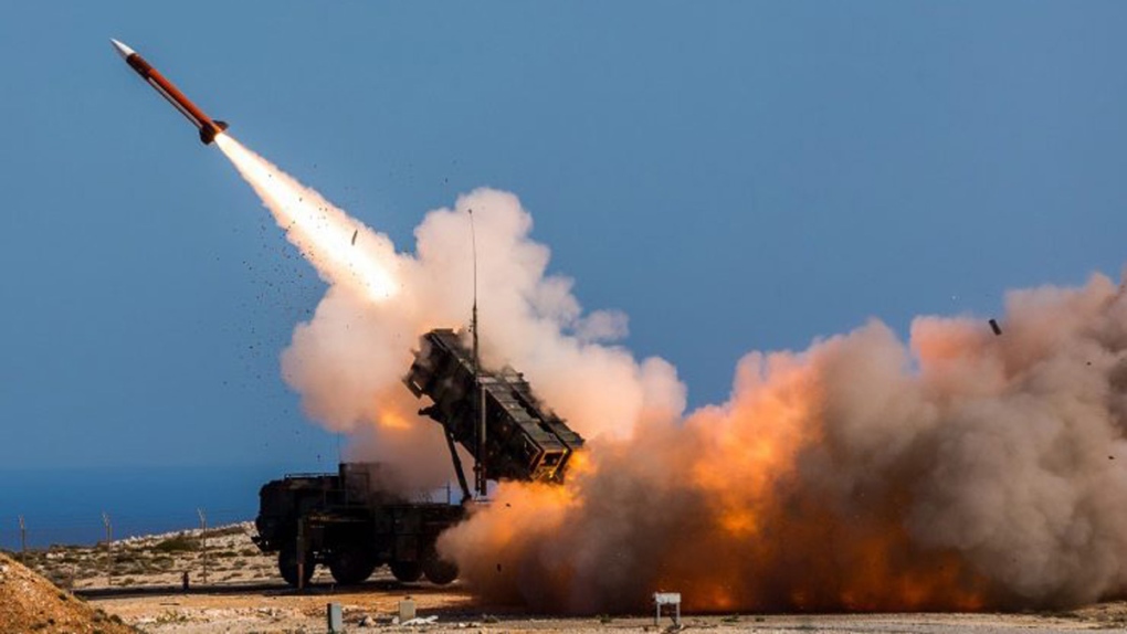 German soldiers fire a Patriot missile