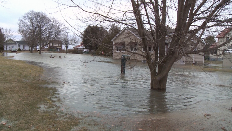 The view from Riverside Drive on Lake St. Clair (Angelo Aversa / CTV Windsor) 