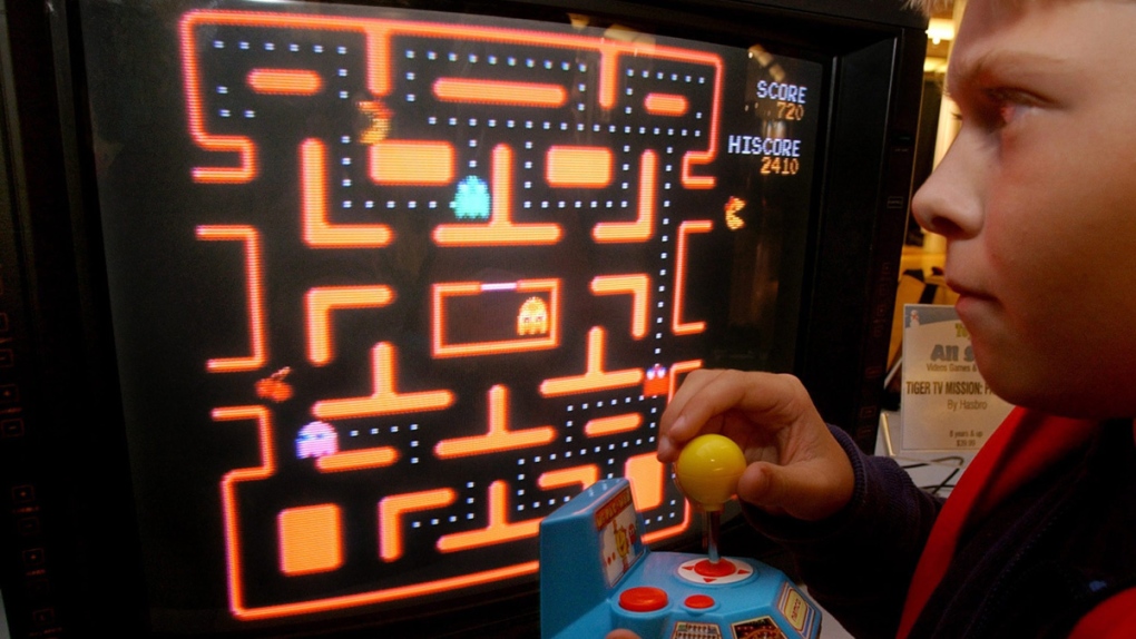 Playing Ms. Pac-Man in 2004