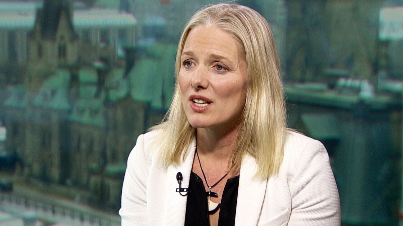 Environment and Climate Change Minister Catherine McKenna on CTV's Question Period. 