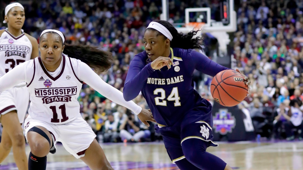 Notre Dame beats Mississippi State to win women's NCAA ...