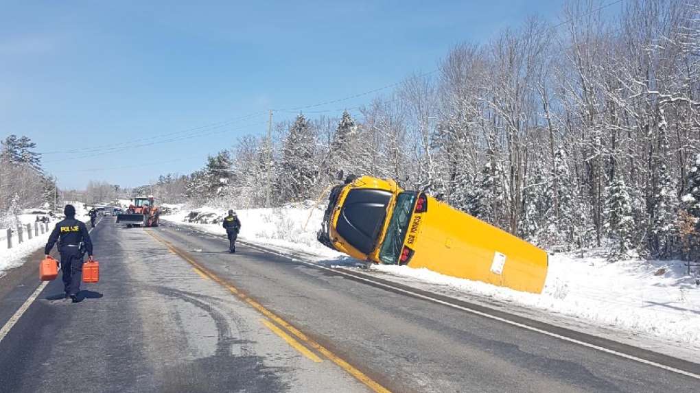 Hwy. 141 school bus crash