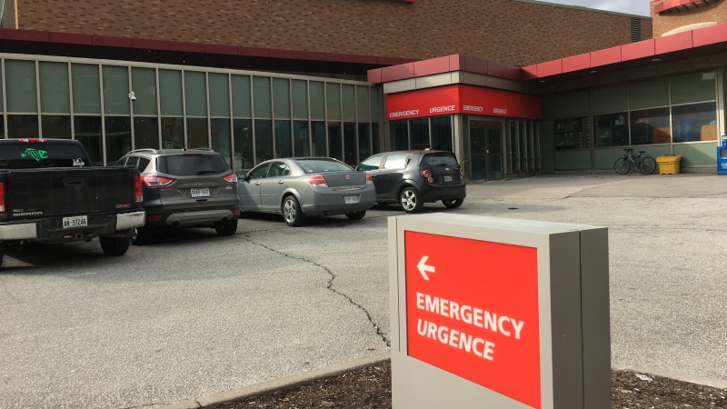 The Emergency Room Department at Windsor Regional Hospital on Jan. 24, 2018. (Melanie Borrelli / CTV Windsor) 