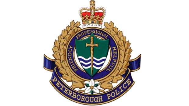 The Peterborough Police logo is pictured in this file image. 