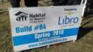 Habitat for Humanity build in Leamington. (Courtesy Derek Friesen / Twitter)