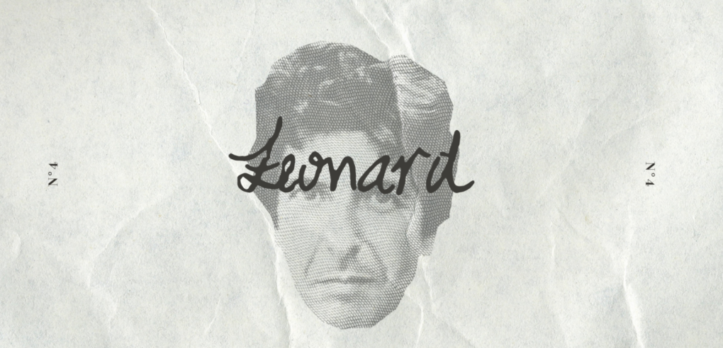 Leonard Cohen handwriting