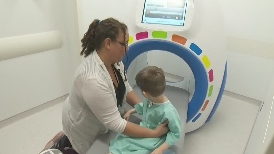 Easing kids into the MRI procedure