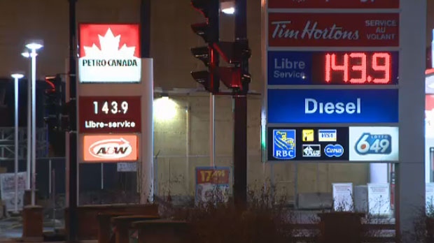 Montreal gas prices
