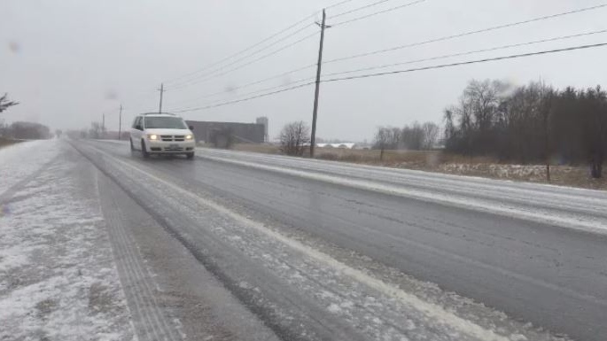 Freezing rain hits Southern Ontario for second day