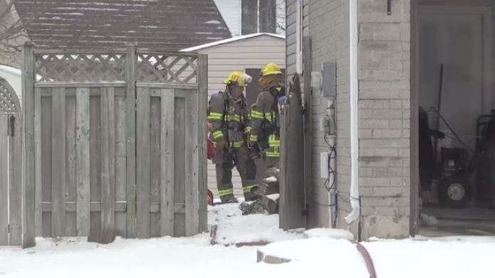 Fire breaks out in Kitchener home 