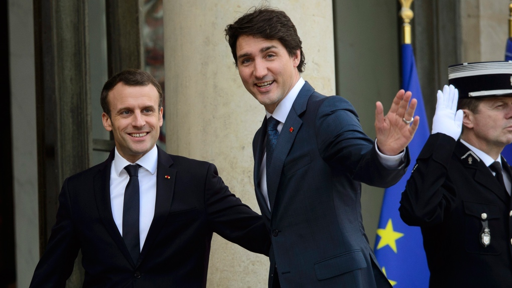 Prime Minister Justin Trudeau in Paris