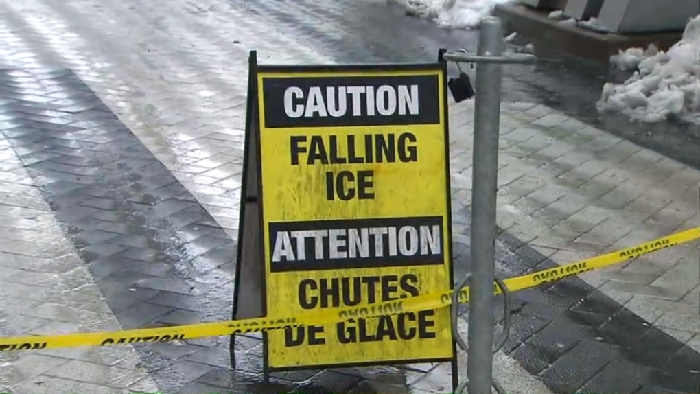 CN Tower, falling ice,