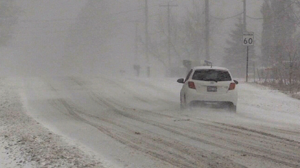 An ugly mix of wintry weather has descended on the Maritimes.