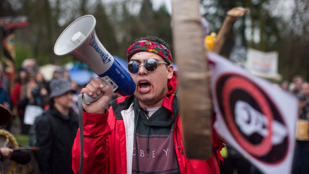 Protest against Trans Mountain pipeline