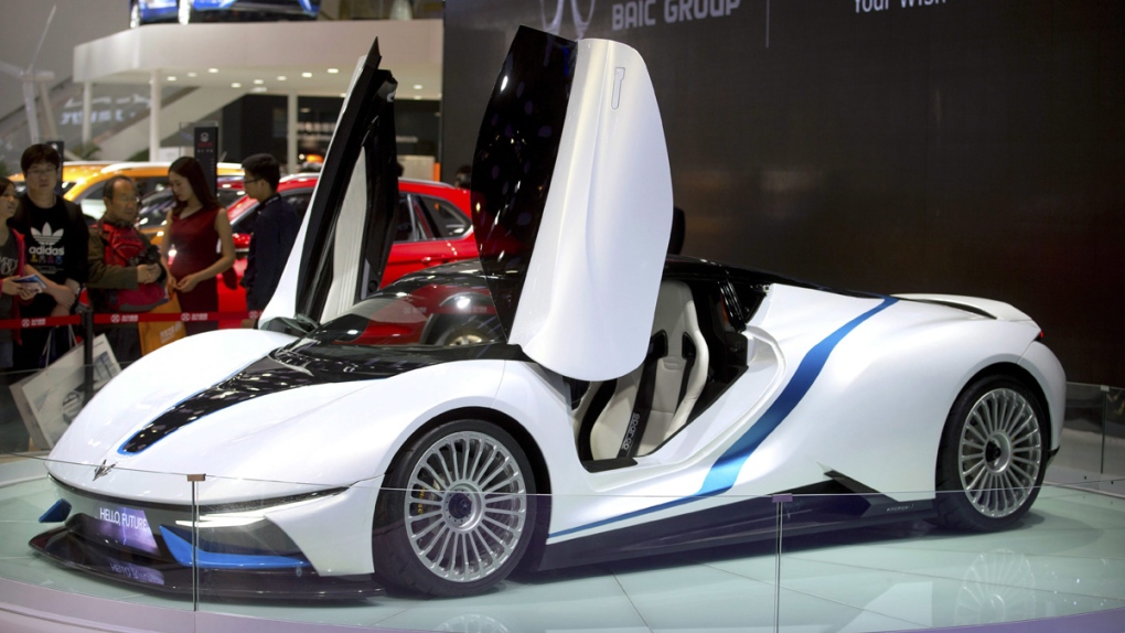 BAIC Arcfox-7 electric sports car in 2016