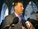Conservative MP and former cabinet minister Maxime Bernier speaks with CTV News from the halls on Parliament Hill in Ottawa, Wednesday, June 3, 2009.