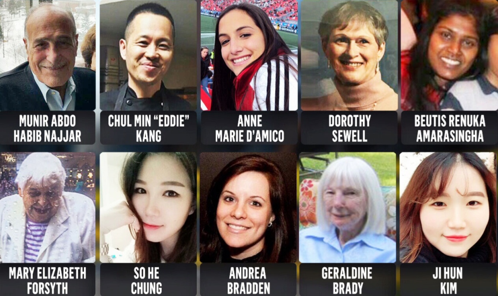 The victims of this week's van attack in Toronto