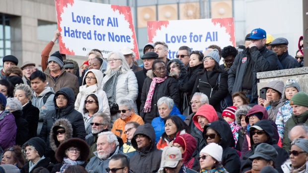 Image result for Thousands march for the victims of the Toronto van attack
