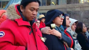 Mourners gather for Toronto vigil