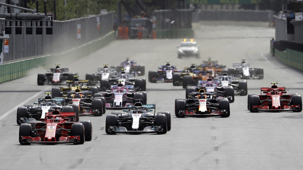 At the Azerbaijan Formula One Grand Prix