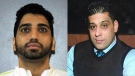 Samandeep Singh Gill, left, and shooting victim Manbir Singh Kajla are seen in undated photos provided by the RCMP. 