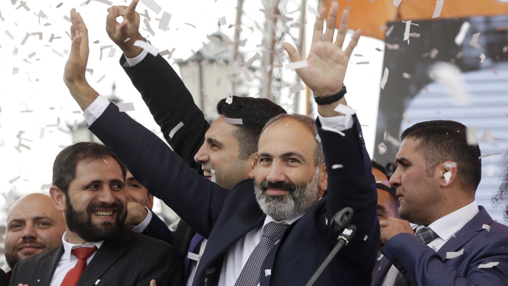 Newly elected Armenia PM Nikol Pashinian