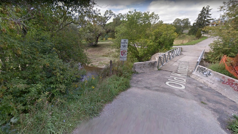 A Google Street View image from Tooley’s Mill Park in Courtice, Ont. (Google Street View)