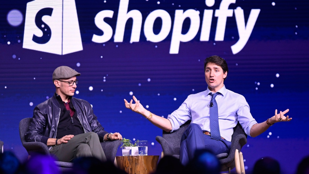 CTV News Channel: Trudeau speaks at Shopify