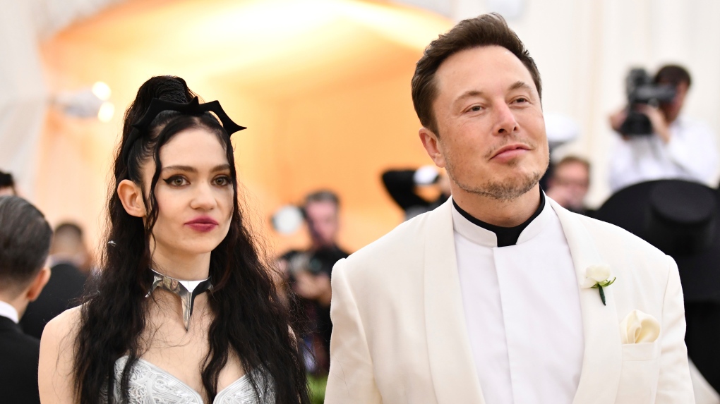 Grimes and Elon Musk 