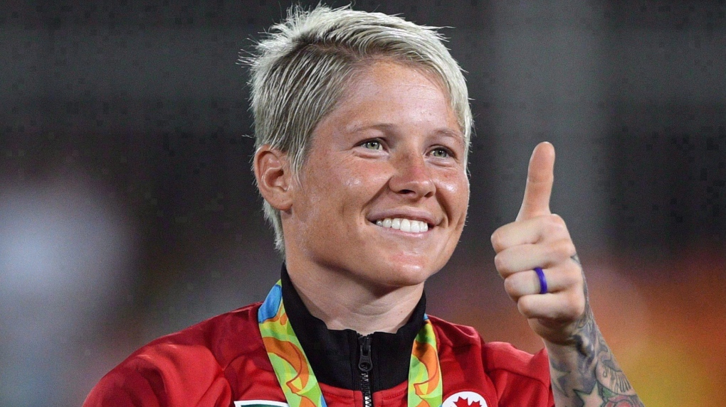 Canada's captain Jen Kish