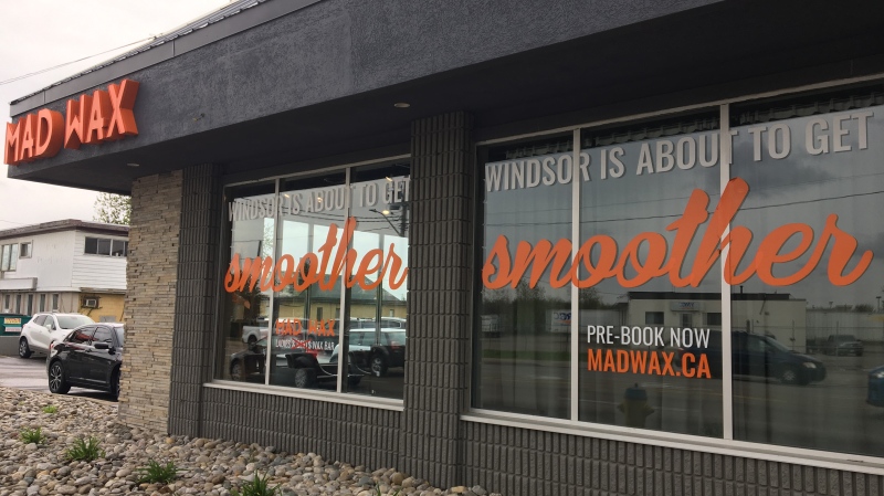 Mad Wax hair removal on Walker Road on May 11, 2018. (Ricardo Veneza / CTV Windsor)
