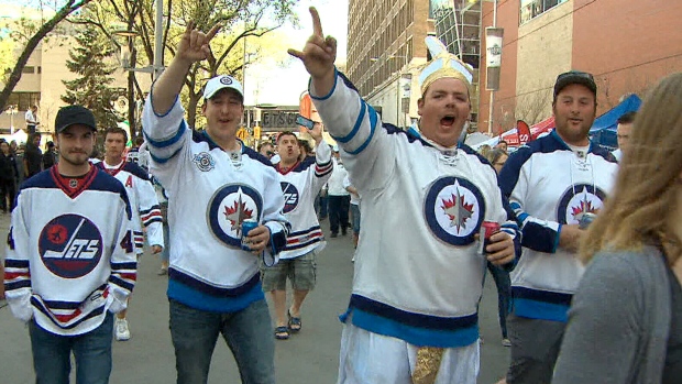 Winning in Winnipeg: Jets fans unleash their support